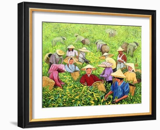 Tea Picking Girl, 1994-Komi Chen-Framed Giclee Print