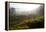 Tea Plantations and Road, Munnar, Western Ghats, Kerala, South India-Peter Adams-Framed Premier Image Canvas