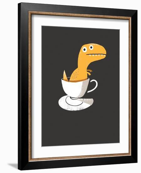 Tea Rex-Michael Buxton-Framed Art Print