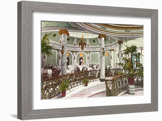 Tea Room, Fairmont Hotel, San Francisco, California-null-Framed Art Print