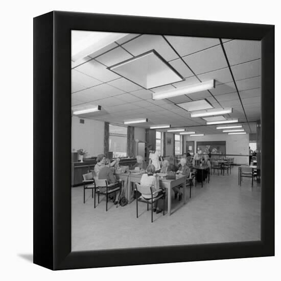 Tea Room, Montague Hospital, Mexborough, South Yorkshire, 1977-Michael Walters-Framed Stretched Canvas