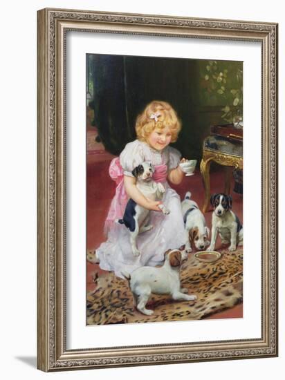 Tea Time, 1904-Arthur John Elsley-Framed Giclee Print