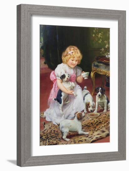 Tea Time, 1904-Arthur John Elsley-Framed Giclee Print