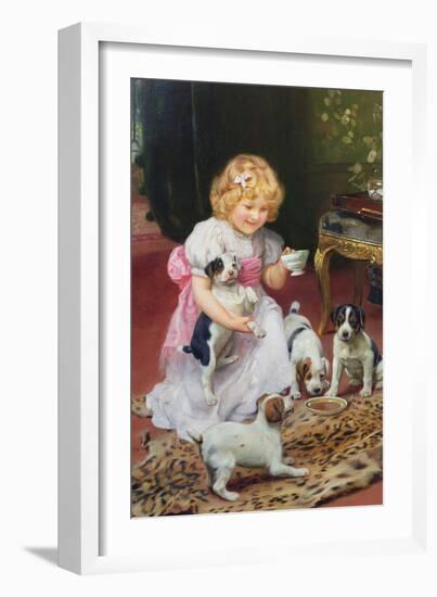 Tea Time, 1904-Arthur John Elsley-Framed Giclee Print