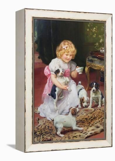 Tea Time, 1904-Arthur John Elsley-Framed Premier Image Canvas