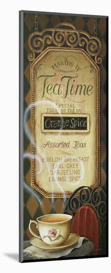 Tea time Menu-Lisa Audit-Mounted Art Print