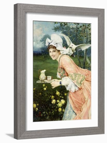 Tea Time Tease-Francesco Vinea-Framed Giclee Print