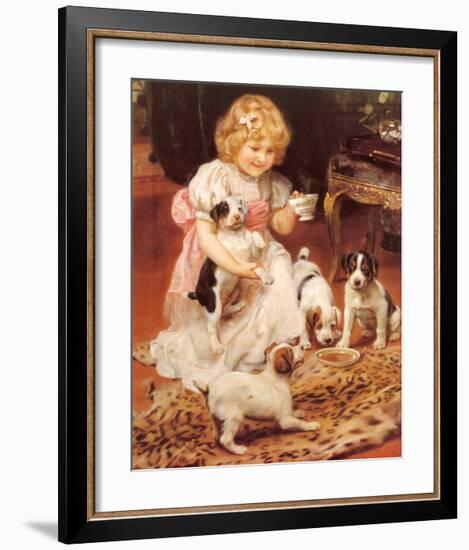 Tea-Time-Arthur John Elsley-Framed Art Print