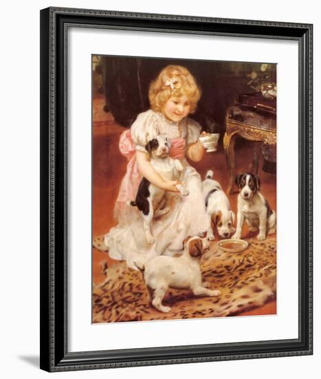 Tea-Time-Arthur John Elsley-Framed Art Print