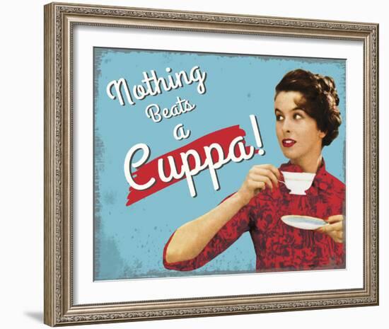 Tea Time-The Vintage Collection-Framed Giclee Print