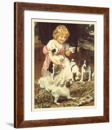 Tea-Time-Arthur Elsley-Framed Premium Giclee Print