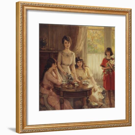 Tea Time-Albert Lynch-Framed Giclee Print