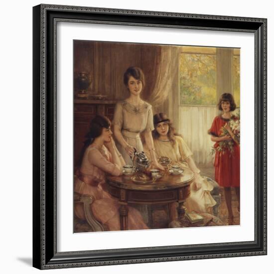 Tea Time-Albert Lynch-Framed Giclee Print