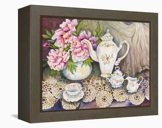 Tea Time-Joanne Porter-Framed Premier Image Canvas