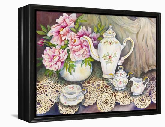 Tea Time-Joanne Porter-Framed Premier Image Canvas