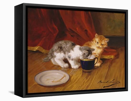 Tea-Time-Alphonse Marie de Neuville-Framed Premier Image Canvas