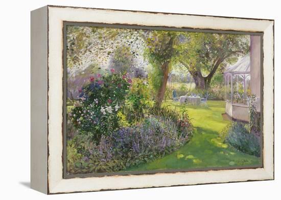 Tea Under the Great Oak, 1991-Timothy Easton-Framed Premier Image Canvas