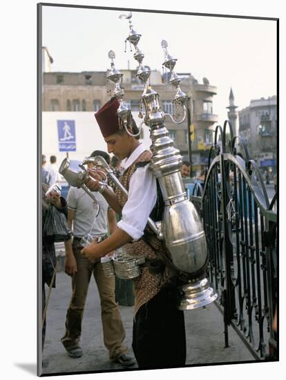 Tea Vendor at Souq Al-Hamidiyya, Old City's Main Covered Market, Damascus, Syria, Middle East-Alison Wright-Mounted Photographic Print