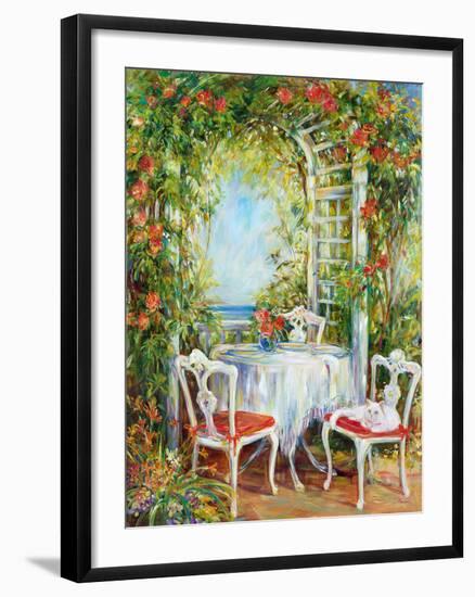 Tea With Kitty-Carson-Framed Giclee Print