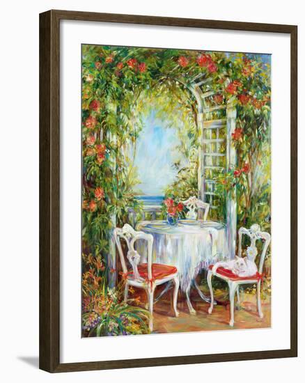 Tea With Kitty-Carson-Framed Giclee Print