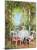 Tea With Kitty-Carson-Mounted Giclee Print