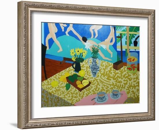 Tea with Matisse, 2014-Timothy Nathan Joel-Framed Giclee Print