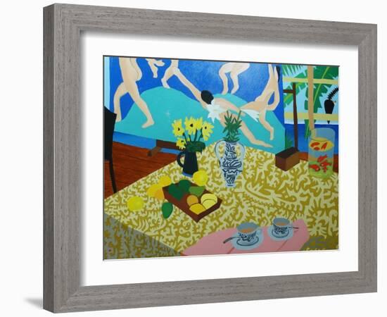 Tea with Matisse, 2014-Timothy Nathan Joel-Framed Giclee Print