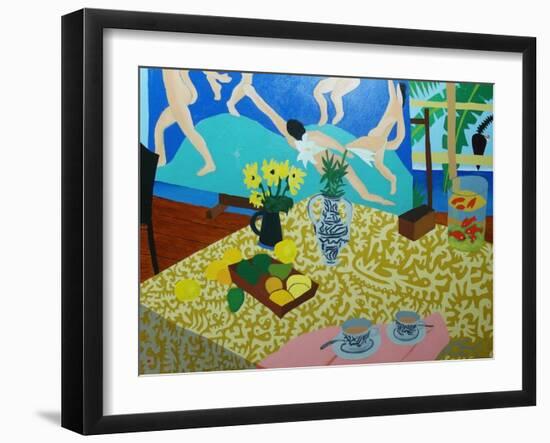 Tea with Matisse, 2014-Timothy Nathan Joel-Framed Giclee Print