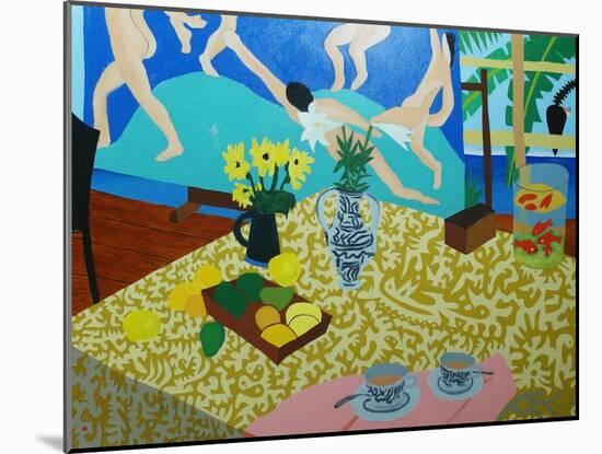 Tea with Matisse, 2014-Timothy Nathan Joel-Mounted Giclee Print