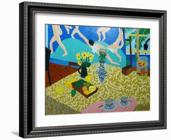 Tea with Matisse, 2014-Timothy Nathan Joel-Framed Giclee Print