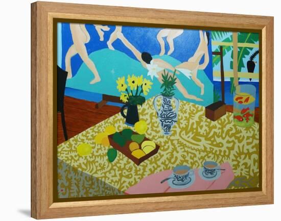 Tea with Matisse, 2014-Timothy Nathan Joel-Framed Premier Image Canvas