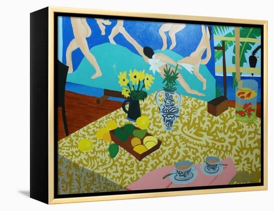 Tea with Matisse, 2014-Timothy Nathan Joel-Framed Premier Image Canvas