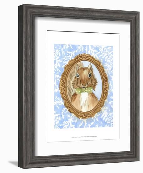 Teacher's Pet - Squirrel-Chariklia Zarris-Framed Art Print