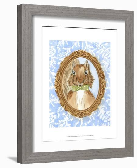 Teacher's Pet - Squirrel-Chariklia Zarris-Framed Art Print