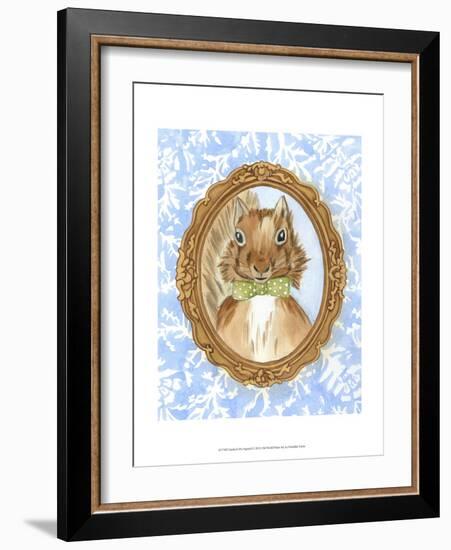 Teacher's Pet - Squirrel-Chariklia Zarris-Framed Art Print