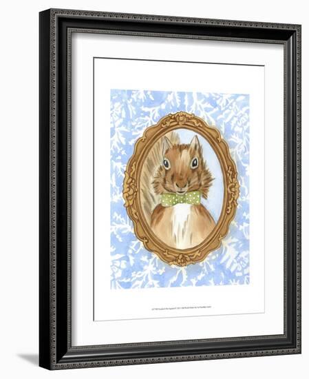 Teacher's Pet - Squirrel-Chariklia Zarris-Framed Art Print