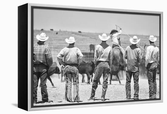 Teaching the Guys-Dan Ballard-Framed Premier Image Canvas