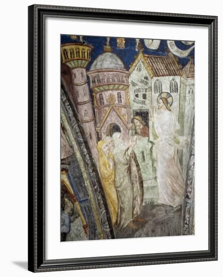 Teachings of Christ, Instructing Clerics, Fresco, Cloister, Santa Maria Assunta and San Cassiano-null-Framed Giclee Print