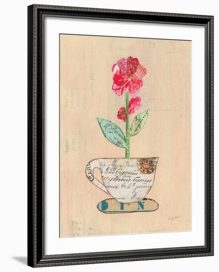 Teacup Floral IV on Print-Courtney Prahl-Framed Art Print