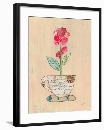 Teacup Floral IV on Print-Courtney Prahl-Framed Art Print