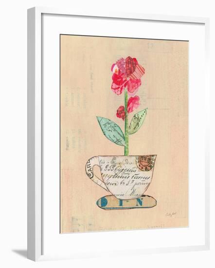 Teacup Floral IV on Print-Courtney Prahl-Framed Art Print