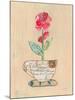Teacup Floral IV on Print-Courtney Prahl-Mounted Art Print