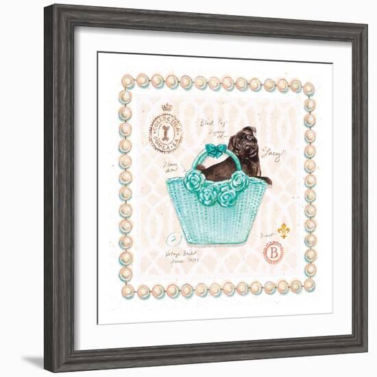 Teacup Yorkie Puppy Purse-Chad Barrett-Framed Art Print