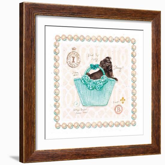 Teacup Yorkie Puppy Purse-Chad Barrett-Framed Art Print