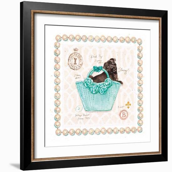 Teacup Yorkie Puppy Purse-Chad Barrett-Framed Art Print