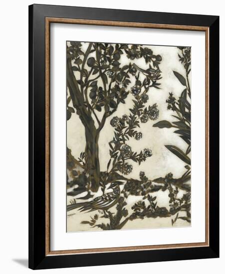 Teahouse Chinoiserie II-Chariklia Zarris-Framed Art Print