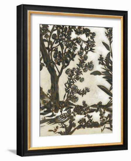 Teahouse Chinoiserie II-Chariklia Zarris-Framed Art Print