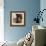 Teal Abstract I-Cyndi Schick-Framed Giclee Print displayed on a wall