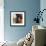 Teal Abstract I-Cyndi Schick-Framed Giclee Print displayed on a wall