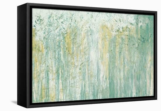 Teal Ambient Surround-M Mercado-Framed Stretched Canvas